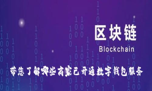 带您了解哪些商家已开通数字钱包服务